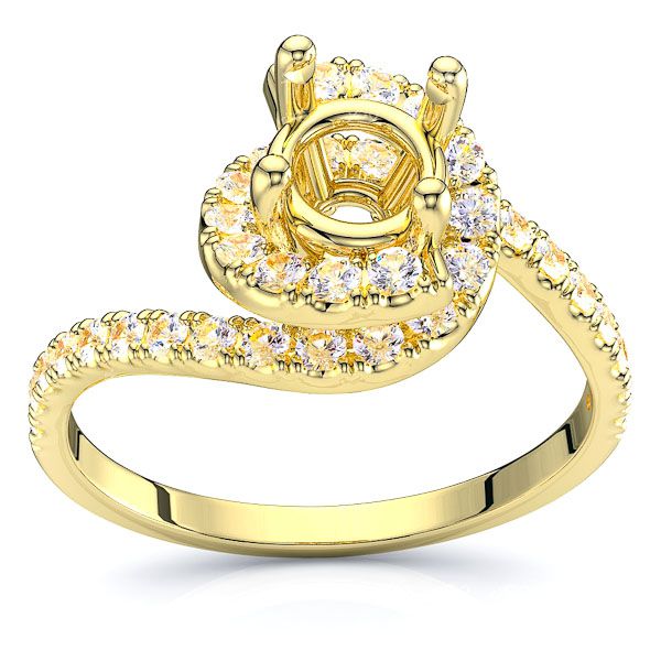Texas Halo Engagement Ring