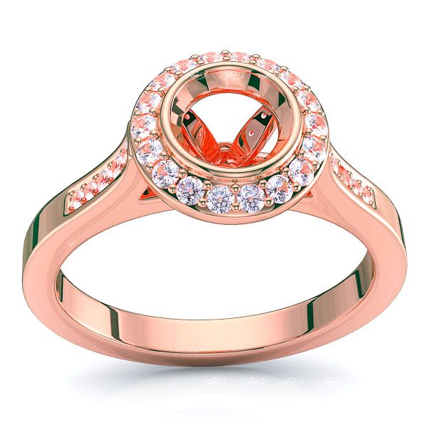 Vermont Halo Engagement Ring
