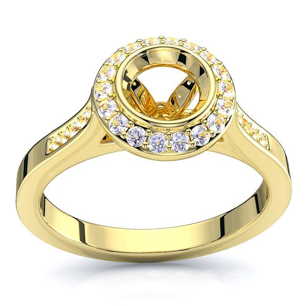 Vermont Halo Engagement Ring