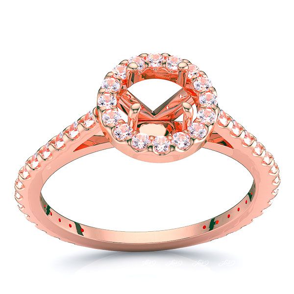Oregon Halo Engagement Ring