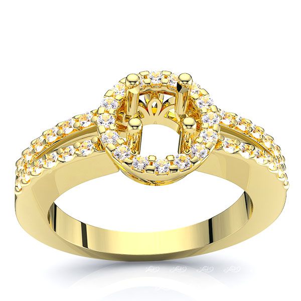 Alaska Halo Engagement Ring