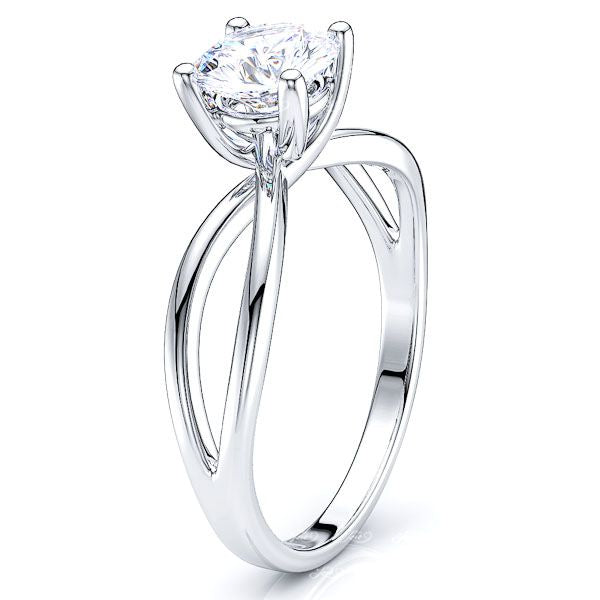 Seattle Infinity Solitaire Engagement Ring
