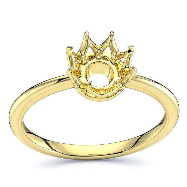 Cincinnati Crown Solitaire Engagement Ring