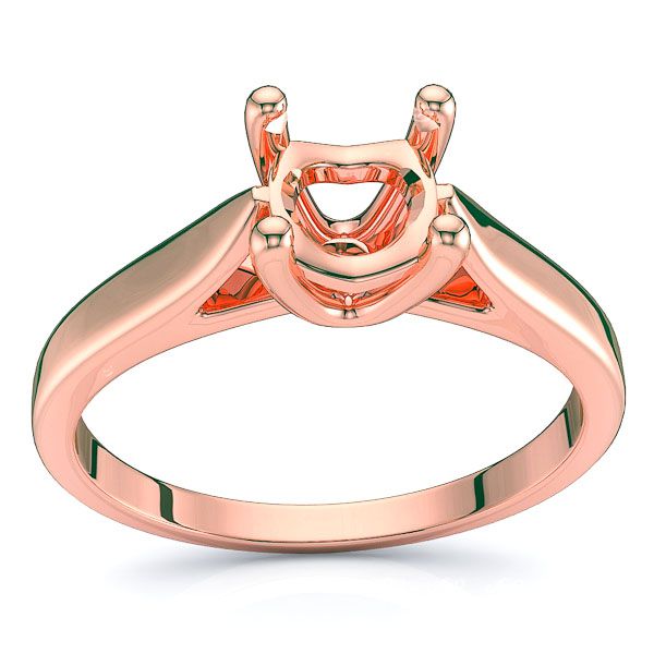 Solitaire Hollywood Engagement Ring