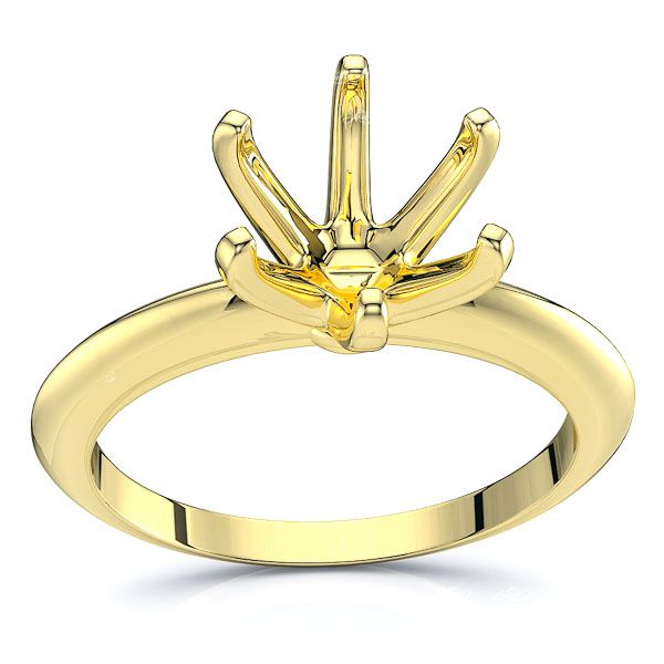 Solitaire Garland Engagement Ring