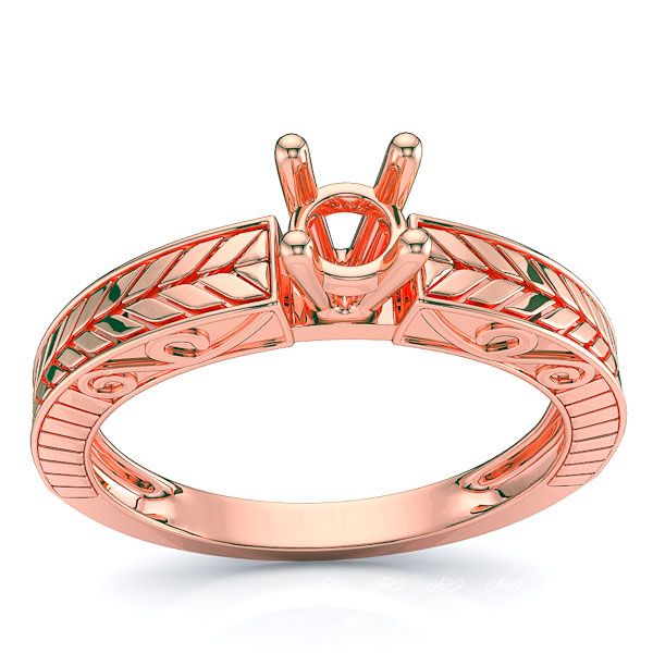 Las Vegas Solitaire Antique Engagement Ring