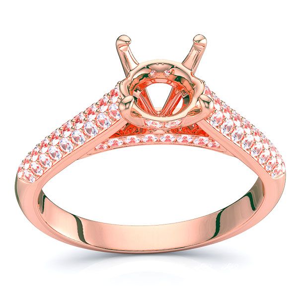 Tennessee Pave Set Engagement Ring