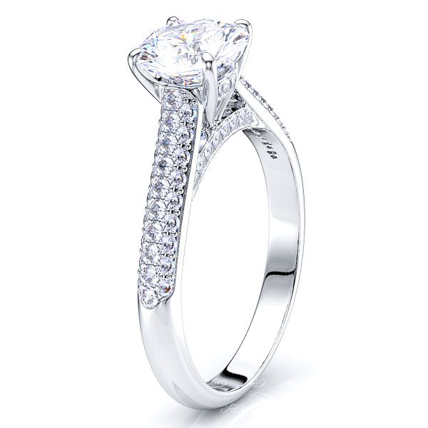 Tennessee Pave Set Engagement Ring