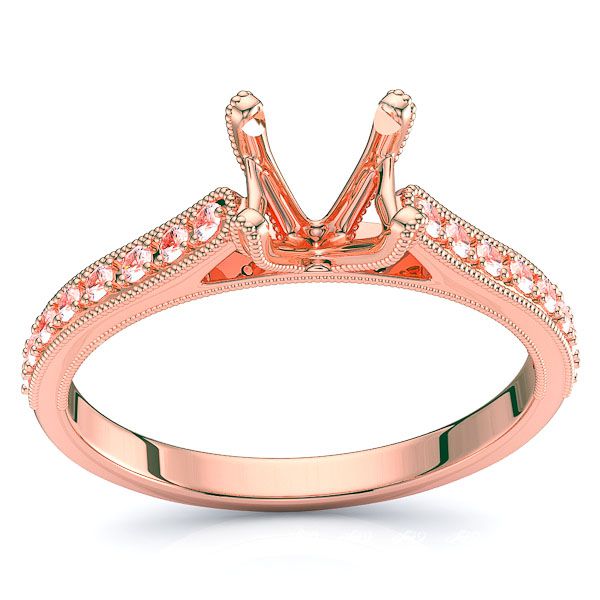 Louisiana Pave Set Engagement Ring
