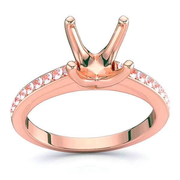Indiana Pave Set Engagement Ring