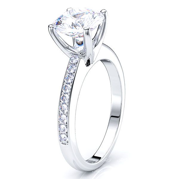 Indiana Pave Set Engagement Ring