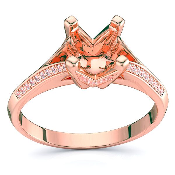 Utah Pave Set Engagement Ring