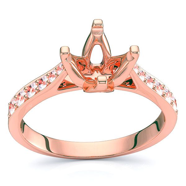 South Carolina Pave Set Engagement Ring