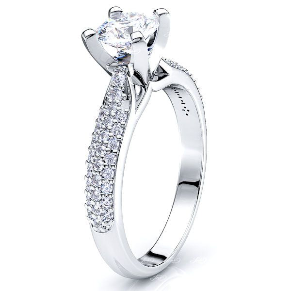 South Dakota Pave Set Engagement Ring