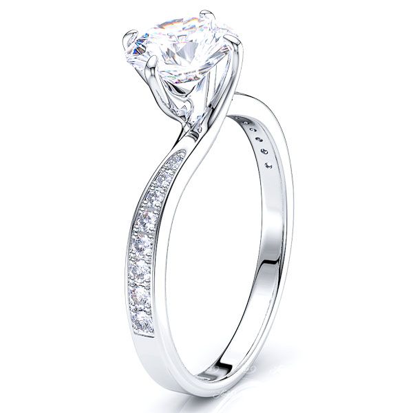 Missouri Pave Set Engagement Ring