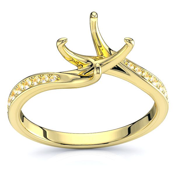 Missouri Pave Set Engagement Ring