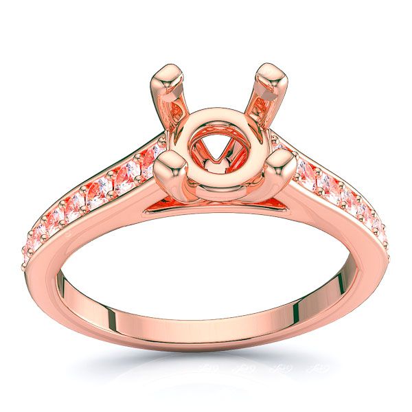 Canada Pave Set Engagement Ring