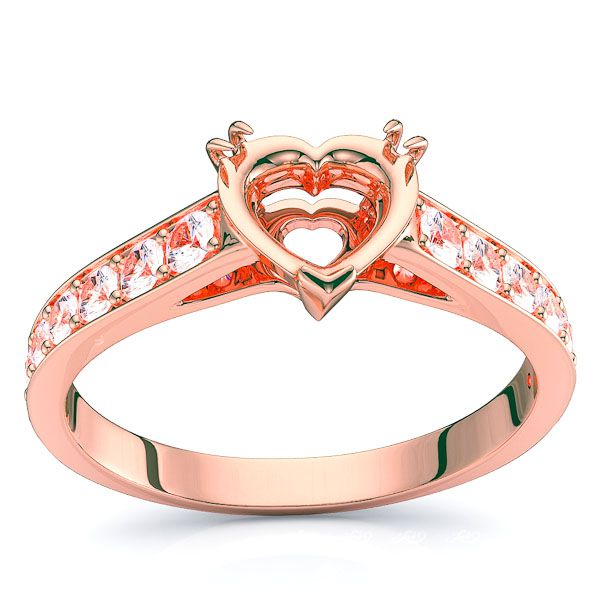 Alberta Pave Set Engagement Ring