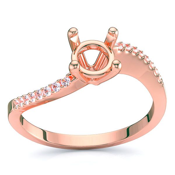 Charlottetown Pave Set Engagement Ring