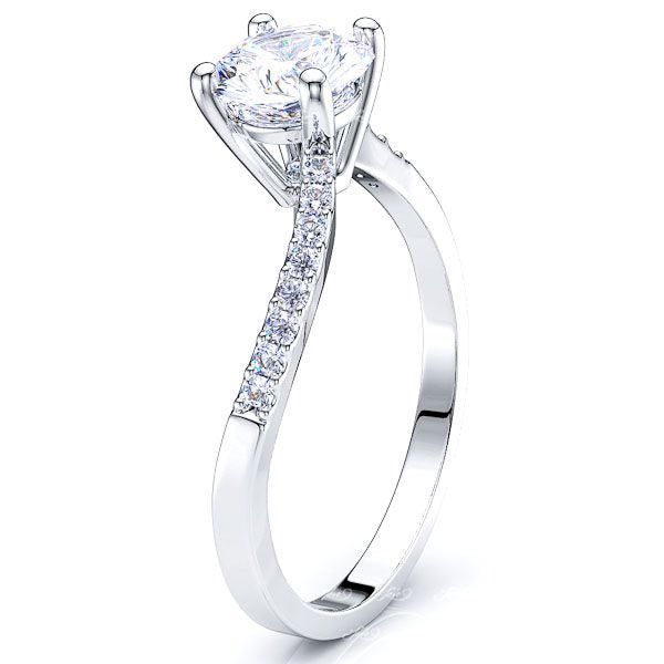 Charlottetown Pave Set Engagement Ring