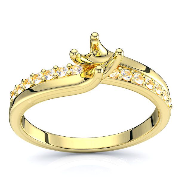 Calgary Pave Set Engagement Ring
