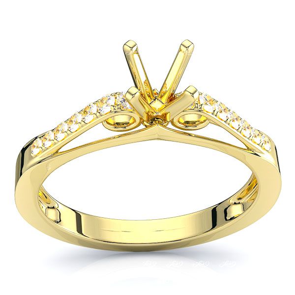 Fredericton Pave Set Engagement Ring