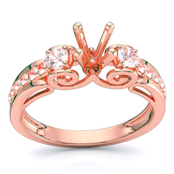 New Brunswick Pave Set Engagement Ring