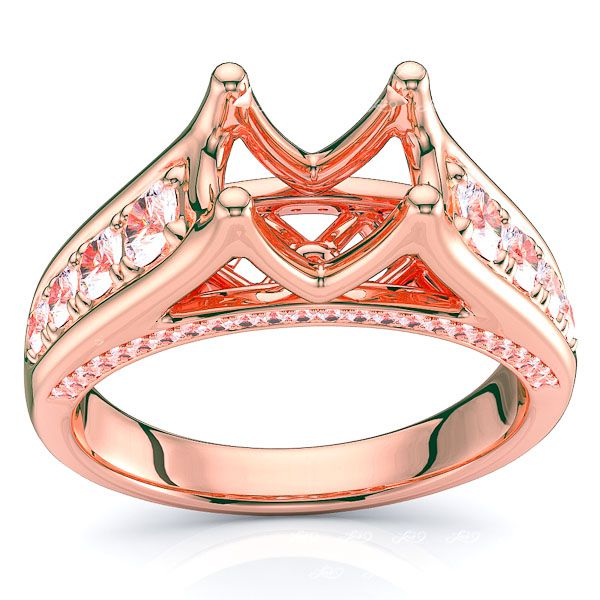 Edmonton Pave Set Engagement Ring