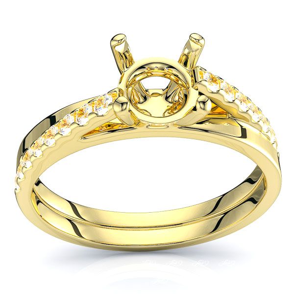 Halifax Pave Set Engagement Ring