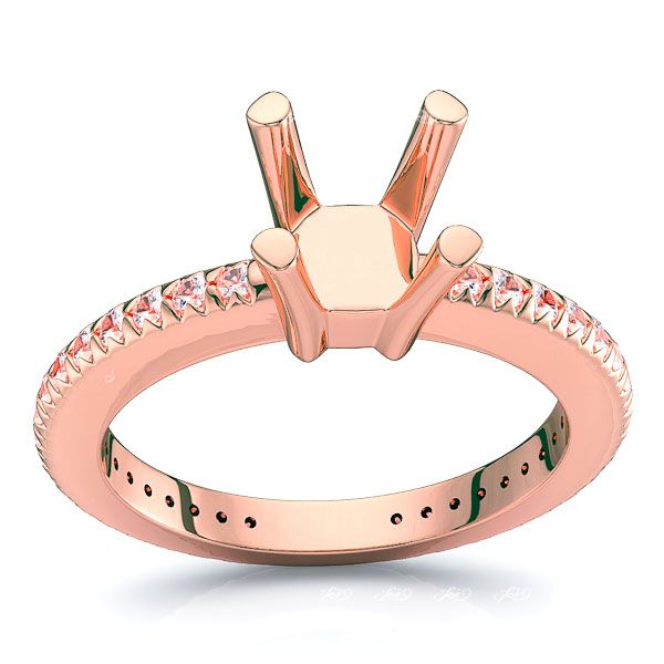 Vancouver Pave Set Engagement Ring