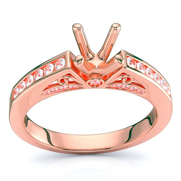 Perth Sidestone Engagement Ring