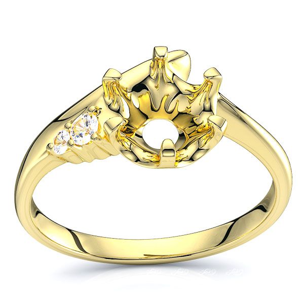Tampa Sidestone Engagement Ring