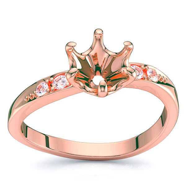 Hialeah Sidestone Engagement Ring