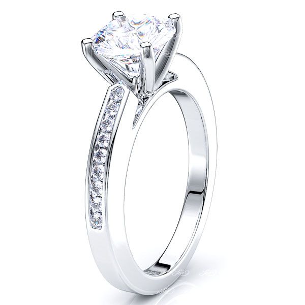 Sydney Sidestone Engagement Ring