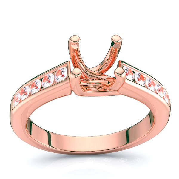 Oakland Sidestone Engagement Ring