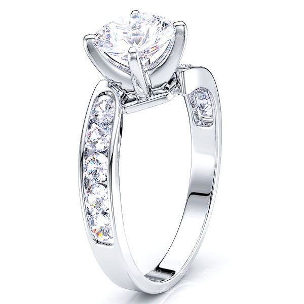 Darwin Sidestone Engagement Ring