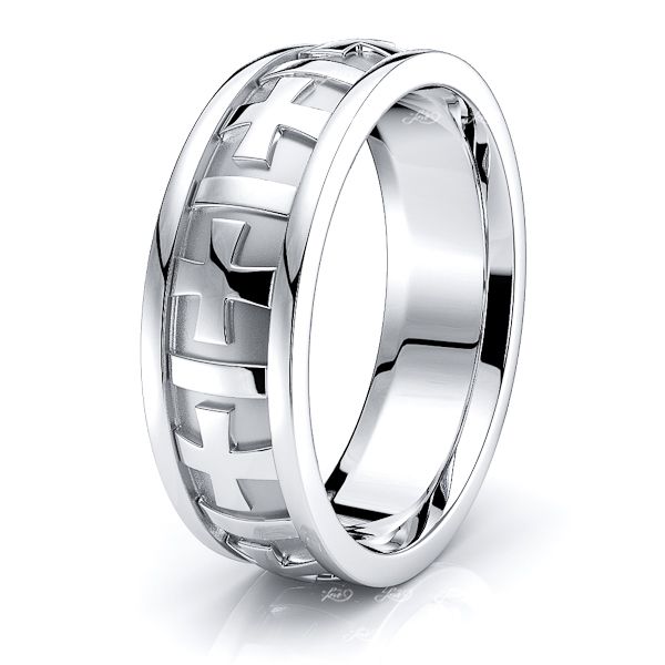 Michael Christian Hand Woven Mens Wedding Band