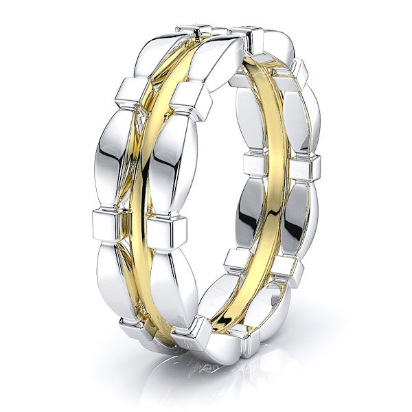 Harrison Handmade Mens Celtic Wedding Band