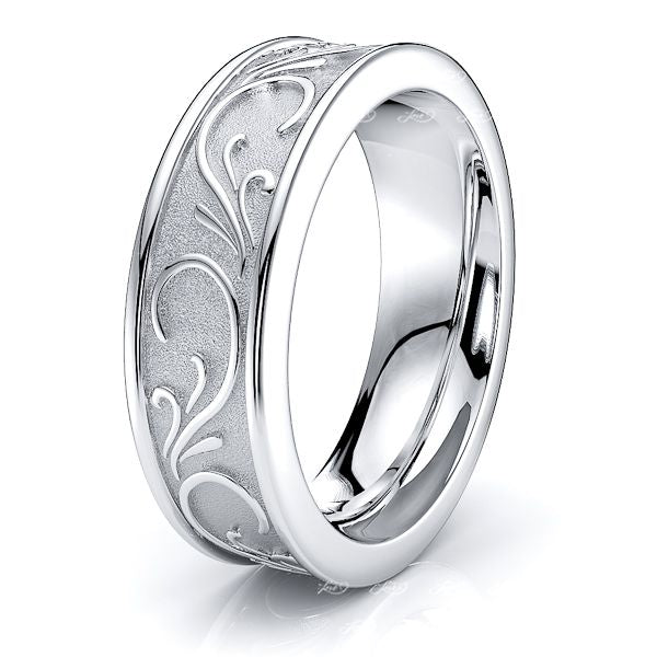 Thalia Solid 7mm Mens Wedding Band