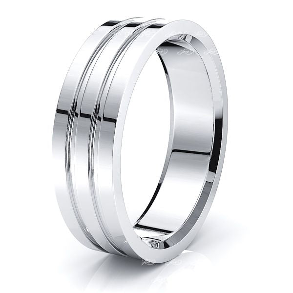 Crispin Solid 7mm Womens Wedding Band
