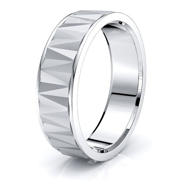Ramona Solid 7mm Mens Wedding Ring