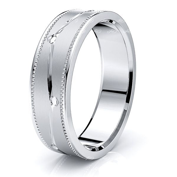Sage Solid 7mm Womens Wedding Band