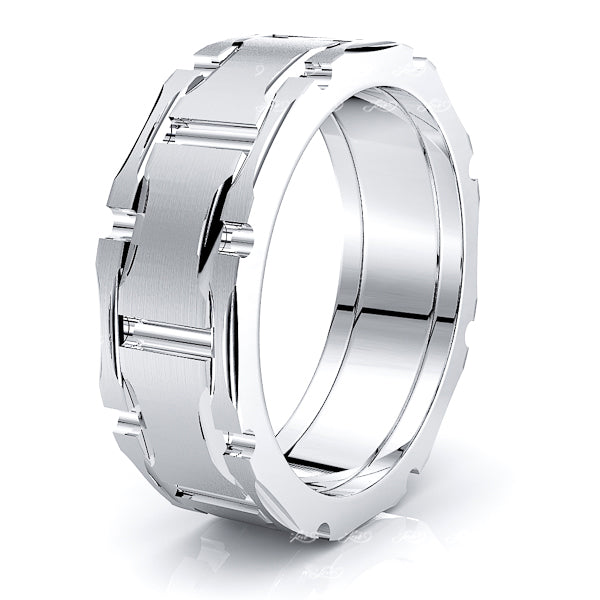 Senna Solid 8mm Womens Wedding Ring