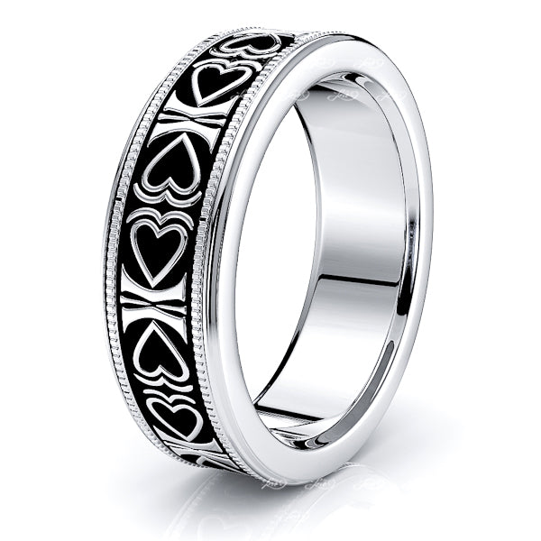 Reuben Solid 6mm Heart Womens Wedding Ring