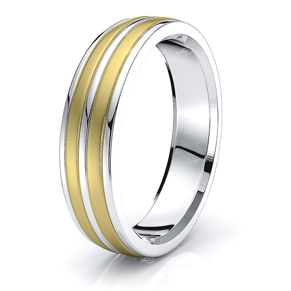 Winnie Solid 6mm Mens Wedding Band