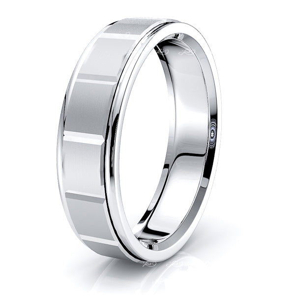Siobhan Solid 6mm Mens Wedding Ring