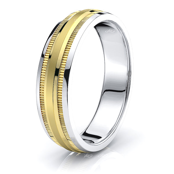 Lucille Solid 6mm Mens Wedding Ring