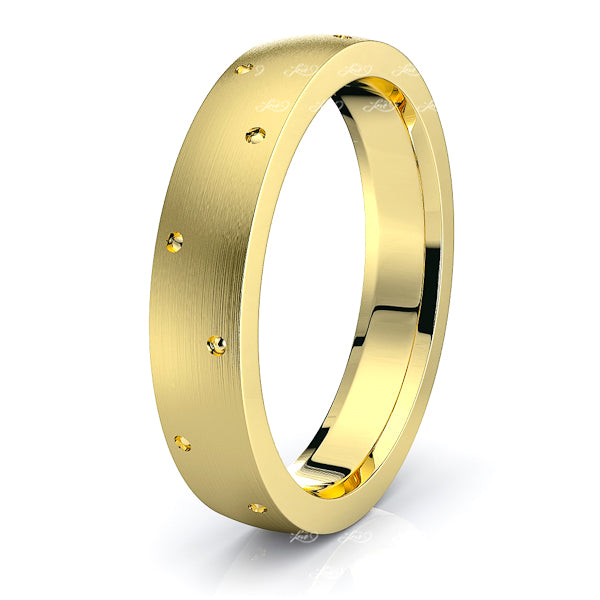 Breccan Solid 7mm Mens Wedding Band