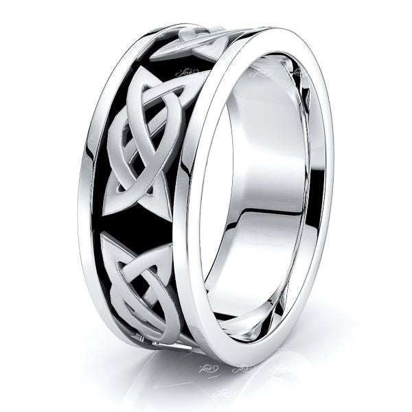 Aerona Celtic Knot Womens Wedding Band
