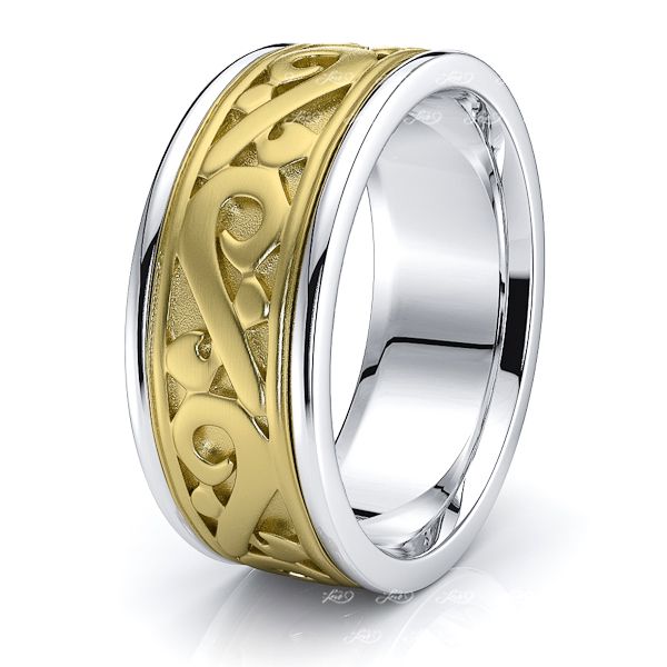 Eilidh Celtic Knot Mens Wedding Ring